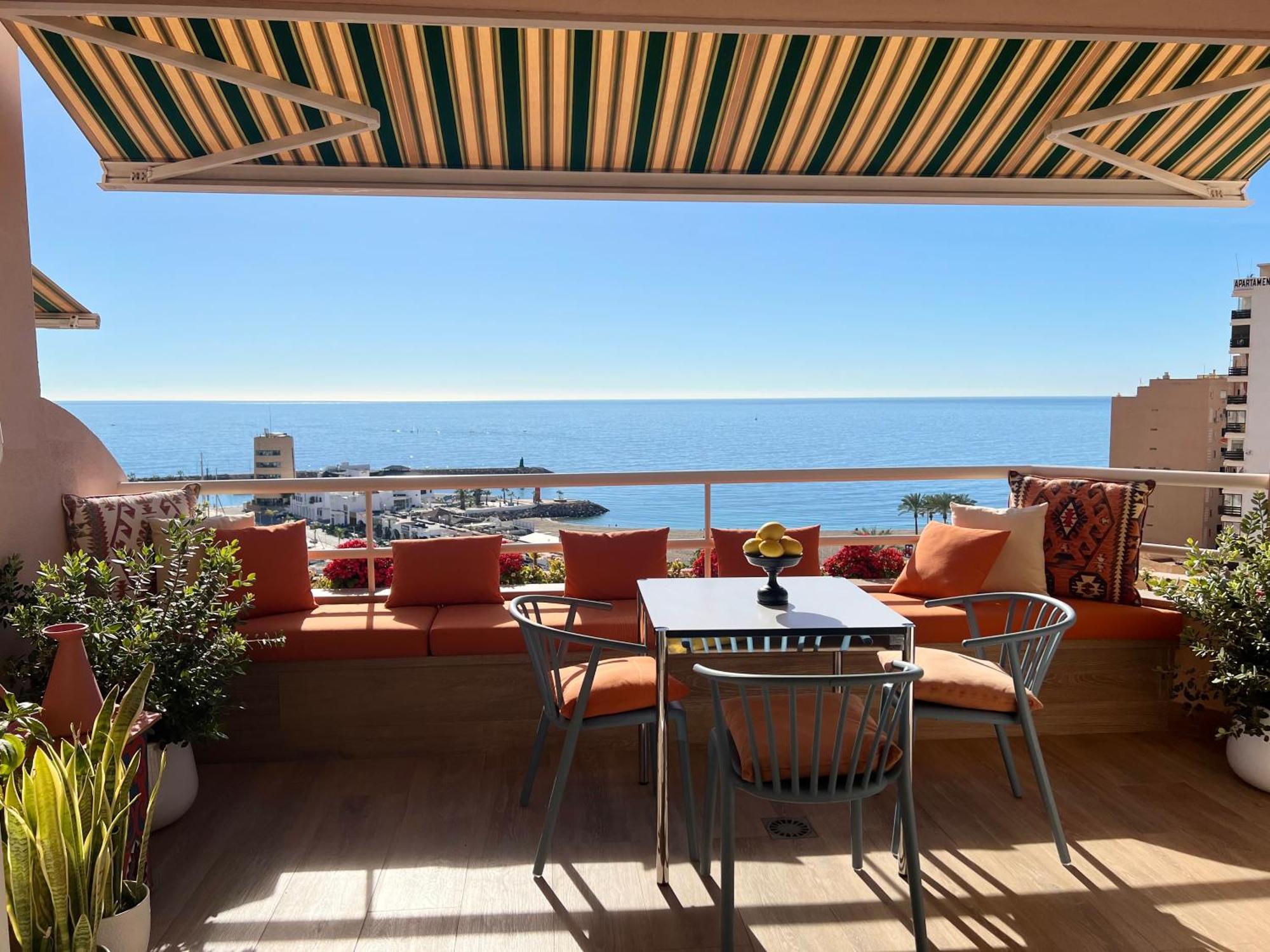 Apartamento Atico 1ª Linea De Playa En Puerto De Aguadulce Almería Exterior foto
