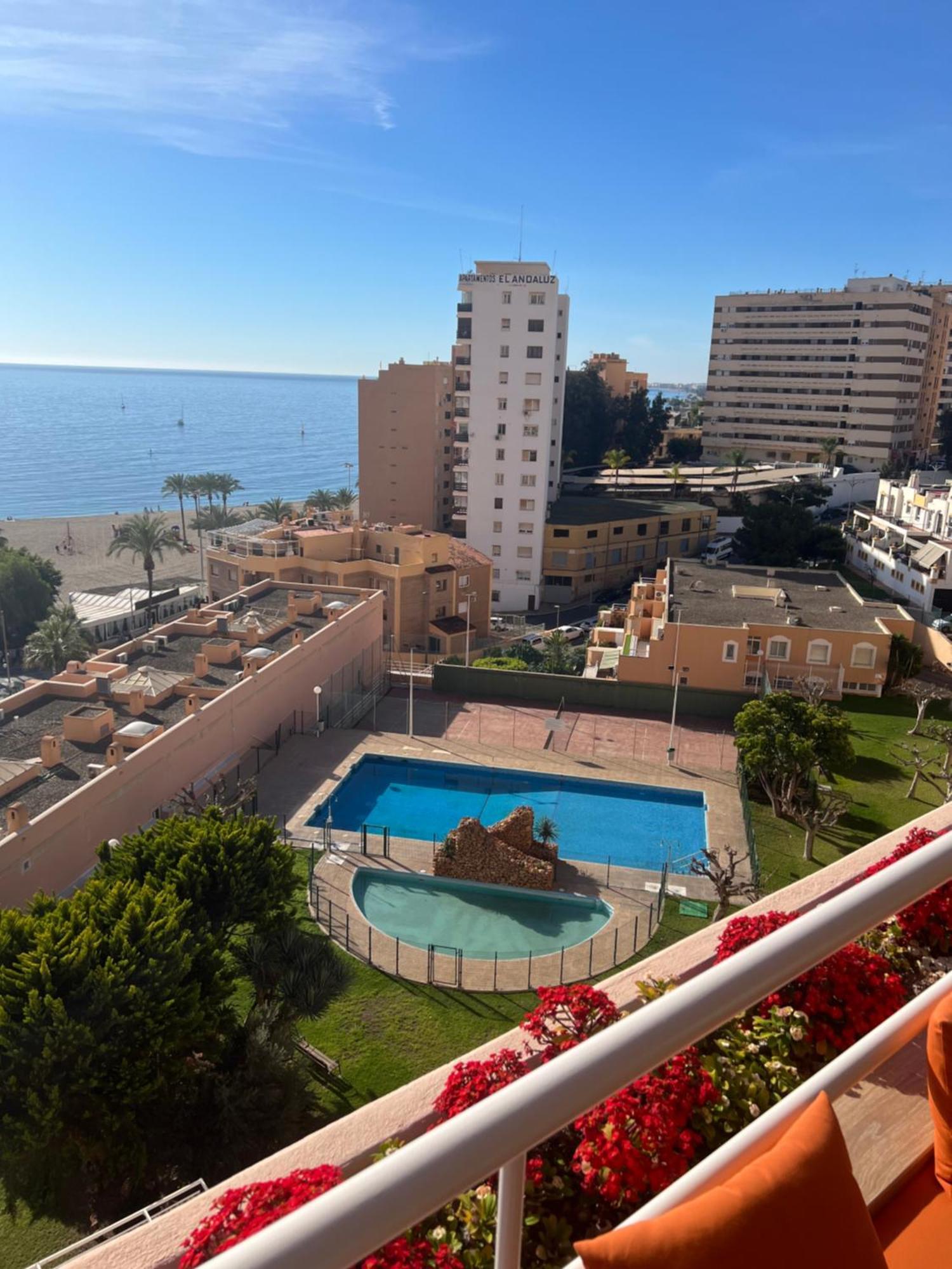 Apartamento Atico 1ª Linea De Playa En Puerto De Aguadulce Almería Exterior foto
